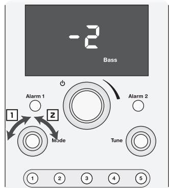 BOSTON ACOUSTICS HORIZON DUO - Justera bas och diskant - 1