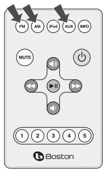 BOSTON ACOUSTICS HORIZON DUO - Utilizzando il pannello di controllo frontale - 2