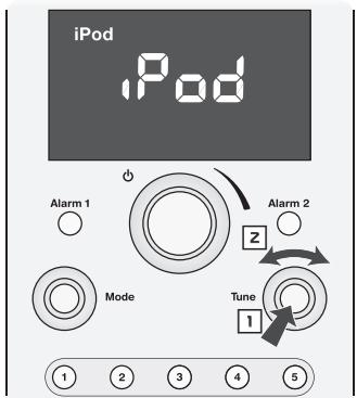 BOSTON ACOUSTICS HORIZON DUO - Operación del iPod desde el panel delantero - 1