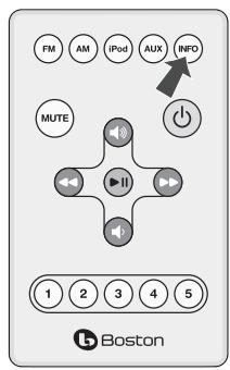 BOSTON ACOUSTICS HORIZON DUO-I - Using the Remote Control - 2