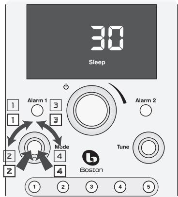BOSTON ACOUSTICS HORIZON DUO-I - Insomningsfunktion - 1