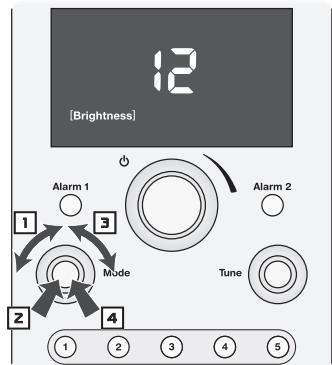 BOSTON ACOUSTICS HORIZON DUO-I - Helligkeit der Anzeige - 1