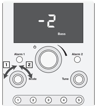 BOSTON ACOUSTICS HORIZON DUO-I - Justera bas och diskant - 1