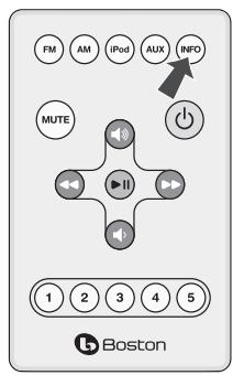 BOSTON ACOUSTICS HORIZON DUO-I - Utilizzando il telecomando - 2