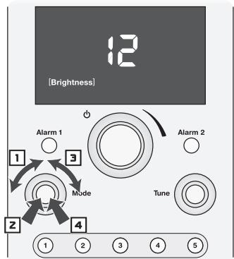 BOSTON ACOUSTICS HORIZON DUO-I PLUS - Luminosité de l'affichage - 1