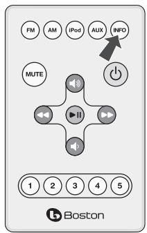 BOSTON ACOUSTICS HORIZON DUO-I PLUS - Using the Remote Control - 2