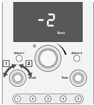 BOSTON ACOUSTICS HORIZON DUO-I PLUS - Einstellen von Bass und Höhen - 1