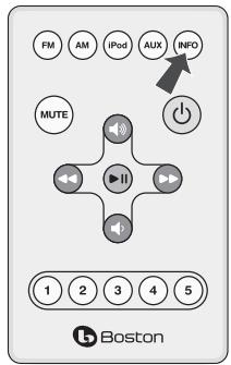 BOSTON ACOUSTICS HORIZON DUO-I PLUS - Utilizzando il telecomando - 2