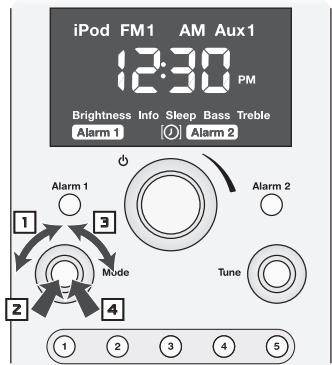 BOSTON ACOUSTICS HORIZON DUO-I PLUS - Poner en hora el reloj - 1