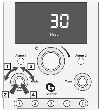 BOSTON ACOUSTICS HORIZON DUO-I PLUS - Funzione sleep - 1