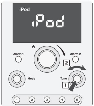 BOSTON ACOUSTICS HORIZON DUO-I PLUS - Operación del iPod desde el panel delantero - 1