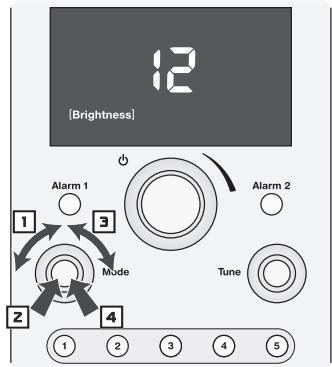 BOSTON ACOUSTICS HORIZON DUO-I PLUS - Helligkeit der Anzeige - 1