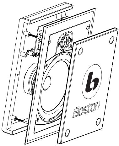 BOSTON ACOUSTICS HSI 455 - Coffrets des enceintes - 1