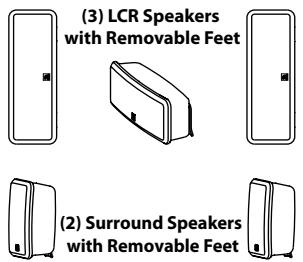 BOSTON ACOUSTICS MCS 130 - Unpacking the System - 1