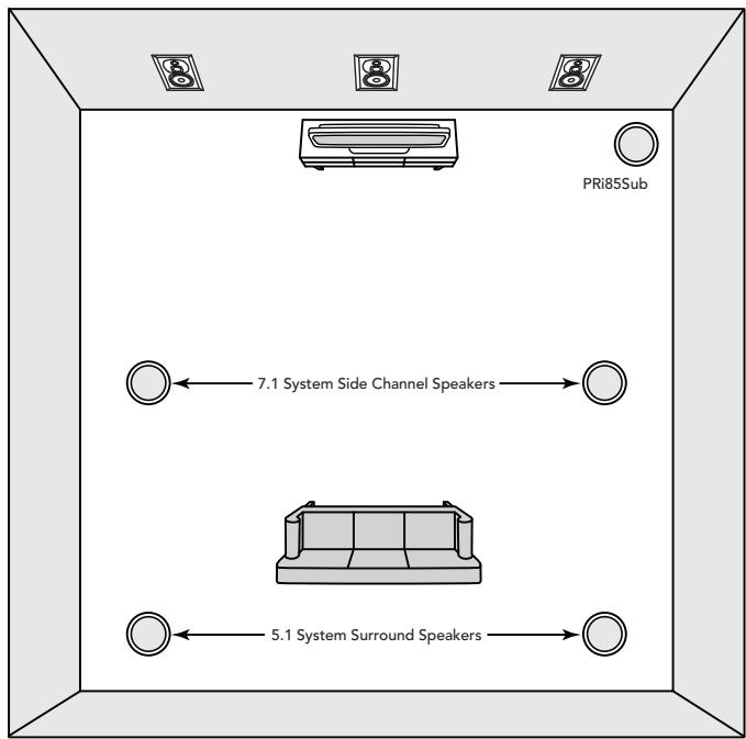 BOSTON ACOUSTICS PRI665 - Speaker Installation Locations - 4