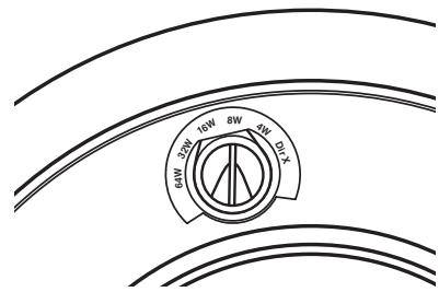 BOSTON ACOUSTICS PRI665CV - Réglage du commutateur de prises du transformateur - 1
