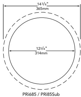 BOSTON ACOUSTICS PRI685CV - Speaker Installation Locations - 2