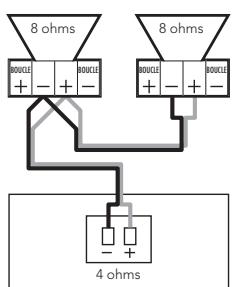 BOSTON ACOUSTICS PRI85SUB - Connexions en parallèle - 1