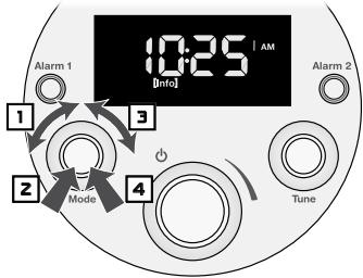 BOSTON ACOUSTICS SOLO - Información que muestra el visor - 1