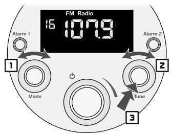 BOSTON ACOUSTICS SOLO - Setting a Station Preset - 1