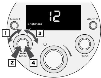 BOSTON ACOUSTICS SOLO - Helligkeit der Anzeige - 1