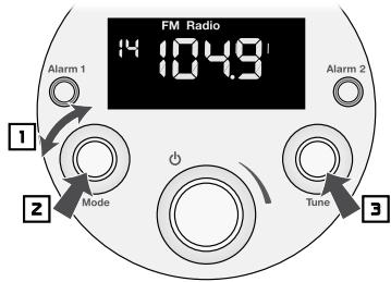 BOSTON ACOUSTICS SOLO - Syntonisation d'une station radio - 1