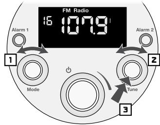 BOSTON ACOUSTICS SOLO - Mise en mémoire d'une station prérogée - 1