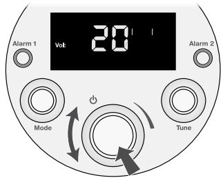 BOSTON ACOUSTICS SOLO - Einstellung der Lautstärke - 1