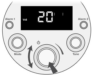 BOSTON ACOUSTICS SOLO II - Einstellung der Lautstärke - 1