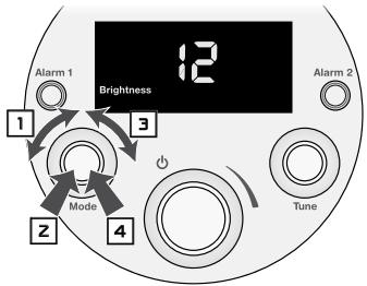 BOSTON ACOUSTICS SOLO II - Helligkeit der Anzeige - 1