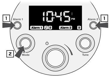 BOSTON ACOUSTICS SOLO II - Setting an Alarm - 1