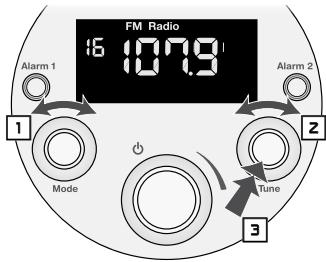 BOSTON ACOUSTICS SOLO II - Setting a Station Preset - 1