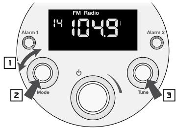 BOSTON ACOUSTICS SOLO II - Einstellen eines Radiosenders - 1