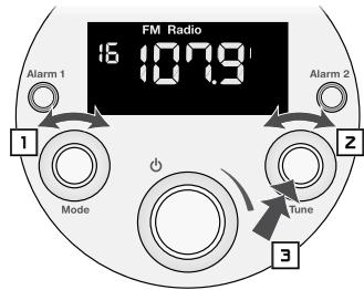 BOSTON ACOUSTICS SOLO II - Voreinstellen eines Radiosenders - 1