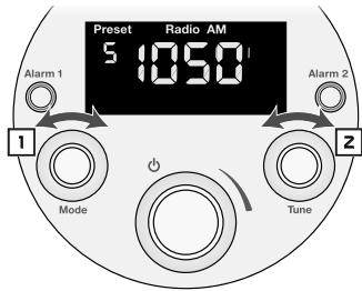 BOSTON ACOUSTICS SOLO II - Tuning in a Preset Station - 1