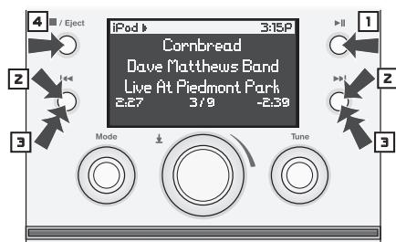 BOSTON ACOUSTICS TRIO - Reproducir ARCHIVos del iPod desde el panel de control - 1