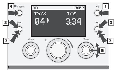 BOSTON ACOUSTICS TRIO - Reproducir CD desde el panel de control - 1