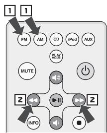 BOSTON ACOUSTICS TRIO - Utilisation de la télécommande - 2