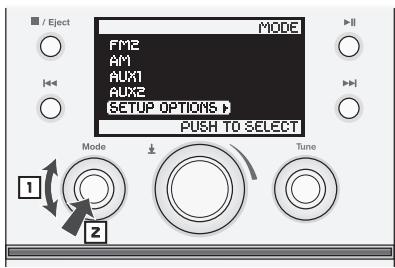 BOSTON ACOUSTICS TRIO - Funciones de configuración - 1