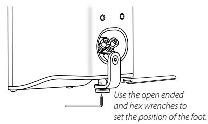 BOSTON ACOUSTICS VS 336 - Adjustable Feet - 3