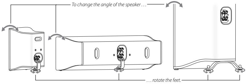 BOSTON ACOUSTICS VS 344 - Adjustable Feet - 1