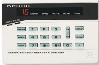 NAPCO P 1632 - Compatible avec ces claviers Gemini standard - 7