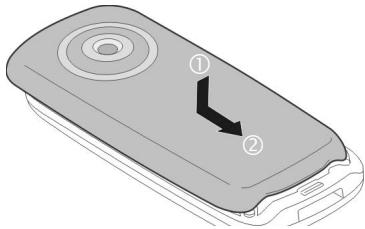 BENQ-SIEMENS E71 - Insérer la batterie - 1