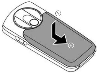 BENQ-SIEMENS M81 - Insérer la carte sim/batterie - 4