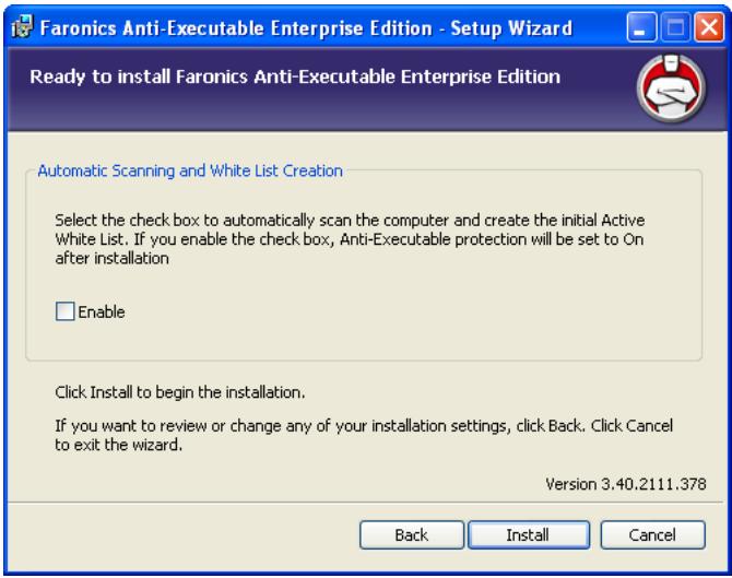 FARONICS ANTI-EXECUTABLE ENTERPRISE - Installation manuelle d’Anti-Executable sur un poste de travail - 6
