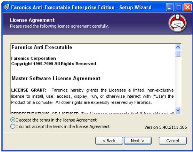 FARONICS ANTI-EXECUTABLE ENTERPRISE - Installation manuelle d’Anti-Executable sur un poste de travail - 2