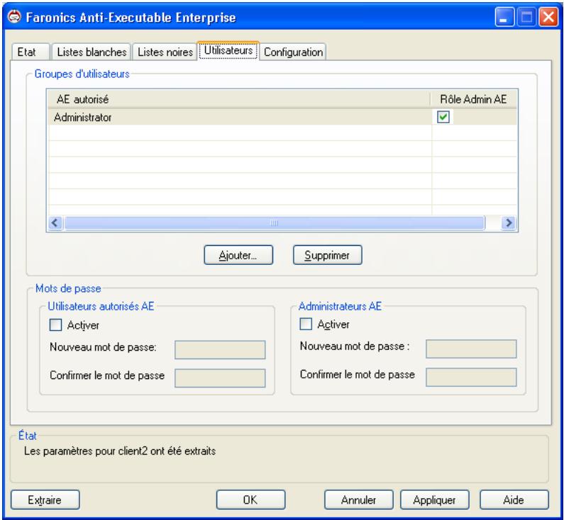 FARONICS ANTI-EXECUTABLE ENTERPRISE - Activation des mots de passer Anti-Executable - 1