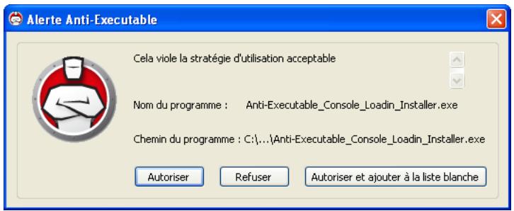 FARONICS ANTI-EXECUTABLE ENTERPRISE - Ajout d'exécutables bloqués à la Liste blanche active - 1