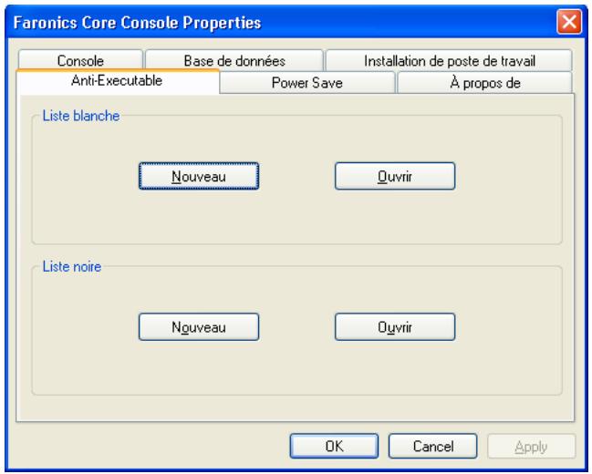 FARONICS ANTI-EXECUTABLE ENTERPRISE - Gestion des Listes blanches dans Faronics Core Console - 1