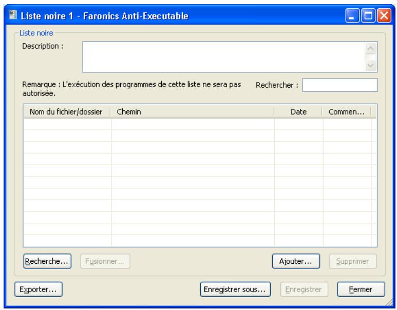 FARONICS ANTI-EXECUTABLE ENTERPRISE - Gestion des Listes noires dans Faronics Core Console - 1